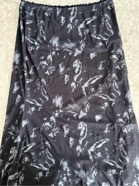 butterfly grunge long skirt